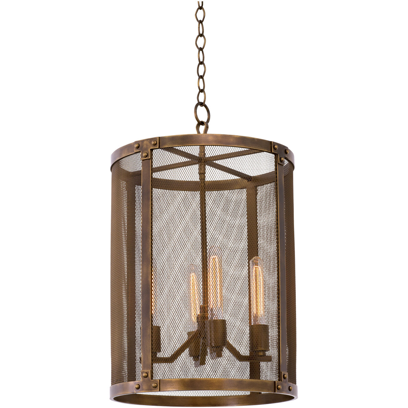 Chelsea 4 Light 16 inch Copper Patina Foyer Light Ceiling Light