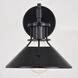 Canton LED 8.75 inch Black and Matte White Wall Light in 1