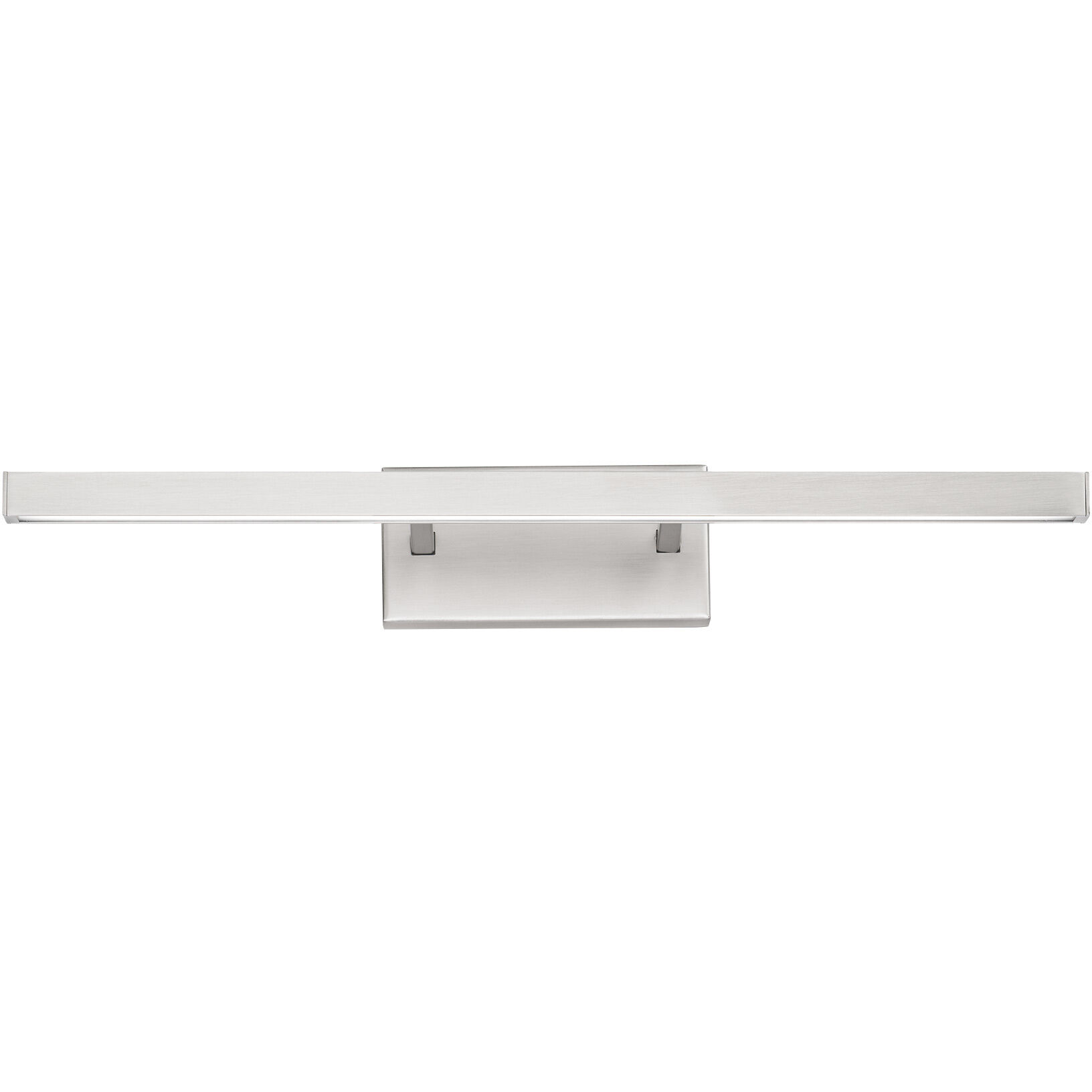 Parallax LED 18 inch Brushed Nickel Bath Vanity & Wall Light in 3500K, dweLED