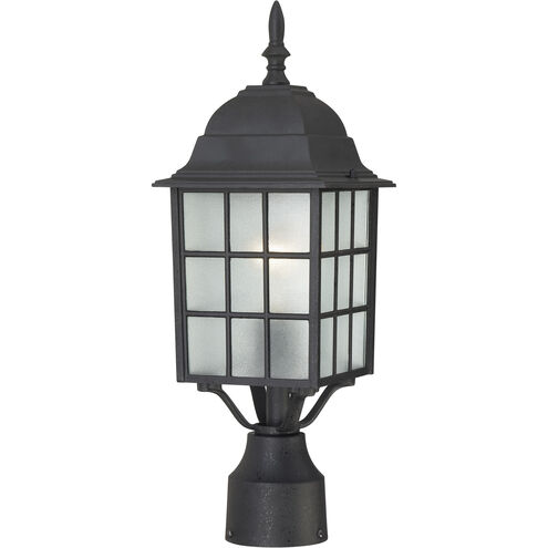 Adams 1 Light 18 inch Textured Black Outdoor Post Light