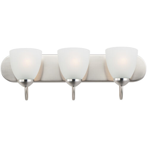 Axis 3 Light 24 inch Satin Nickel Bath Vanity Wall Light