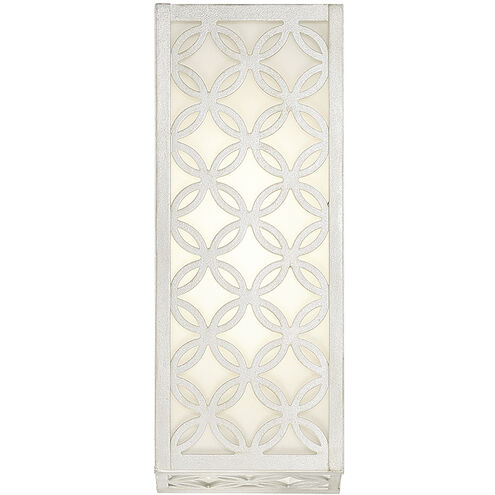 Clover 1 Light 13 inch Aged Silver Outdoor LED Wall Sconce
