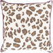 Amour 20 inch Dark Brown, Ivory, Dark Purple Pillow Kit