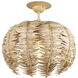 Tiptur 1 Light 15.75 inch Coco Cream Semi-Flush Mount Ceiling Light