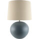Chronos 25.6 inch 100 watt Glazed and Plated Accent Table Lamp Portable Light