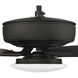 Pro Plus 112 52 inch Espresso with Espresso/Walnut Blades Contractor Ceiling Fan, Slim