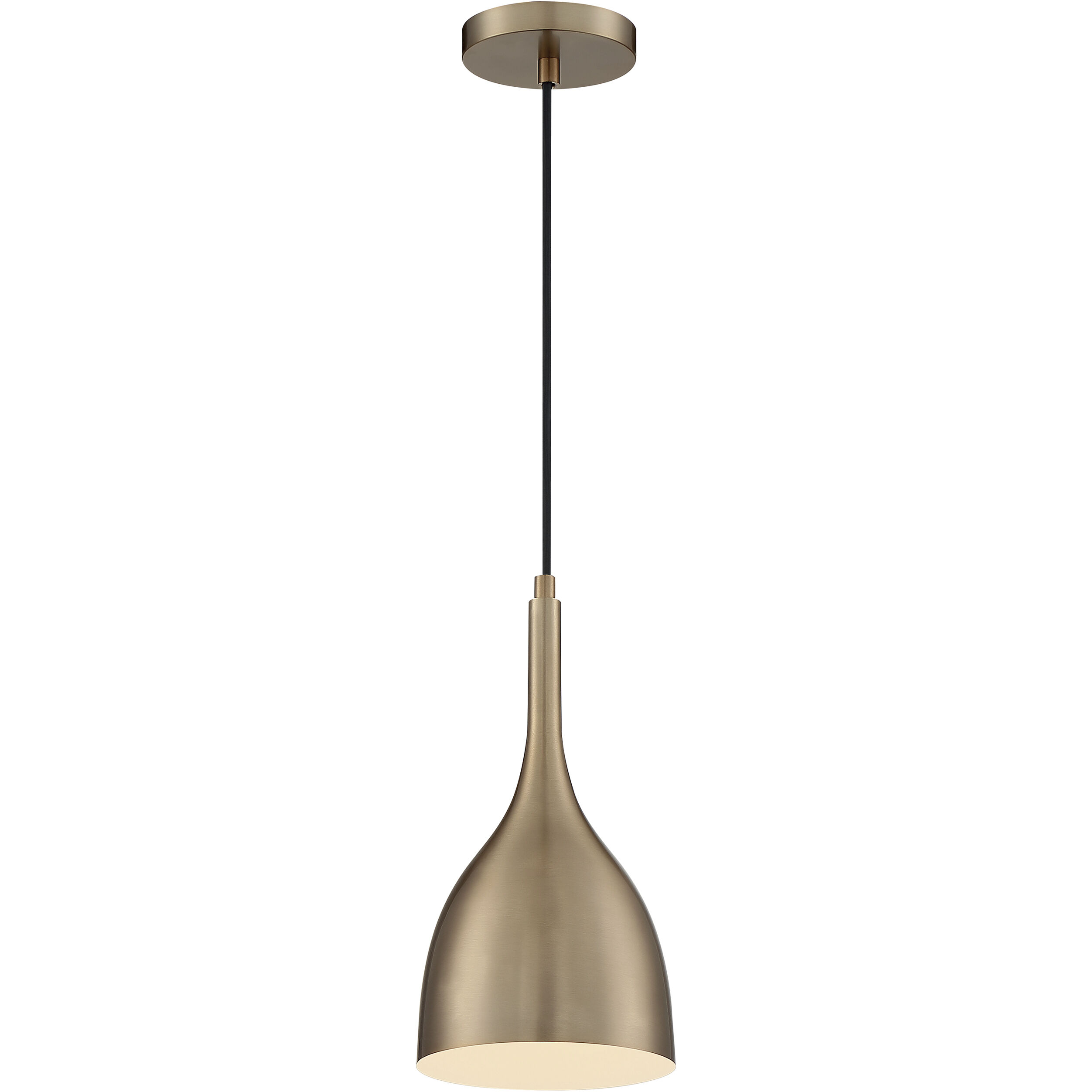 Bellcap 1 Light 7 inch Burnished Brass Pendant Ceiling Light