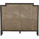 Camille Natural Gray Rattan and Cerused Ash Bed