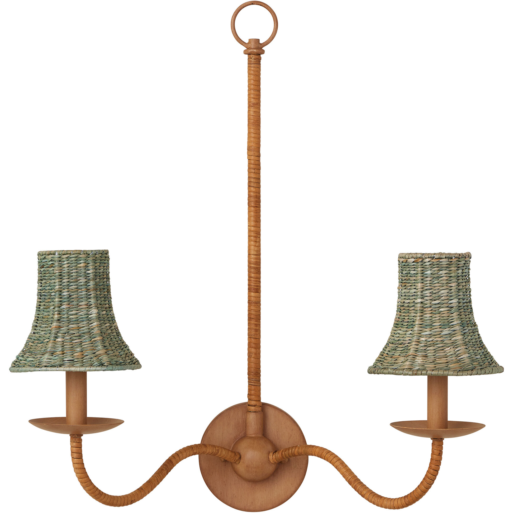 Bell Teal 5.5 inch Chandelier Shade, Suzanne Duin Collection
