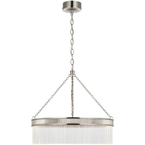 Marie Flanigan Menil LED 26.25 inch Polished Nickel Chandelier Ceiling Light