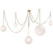Marbelle 5 Light 84.5 inch Legacy Brass Pendant Ceiling Light
