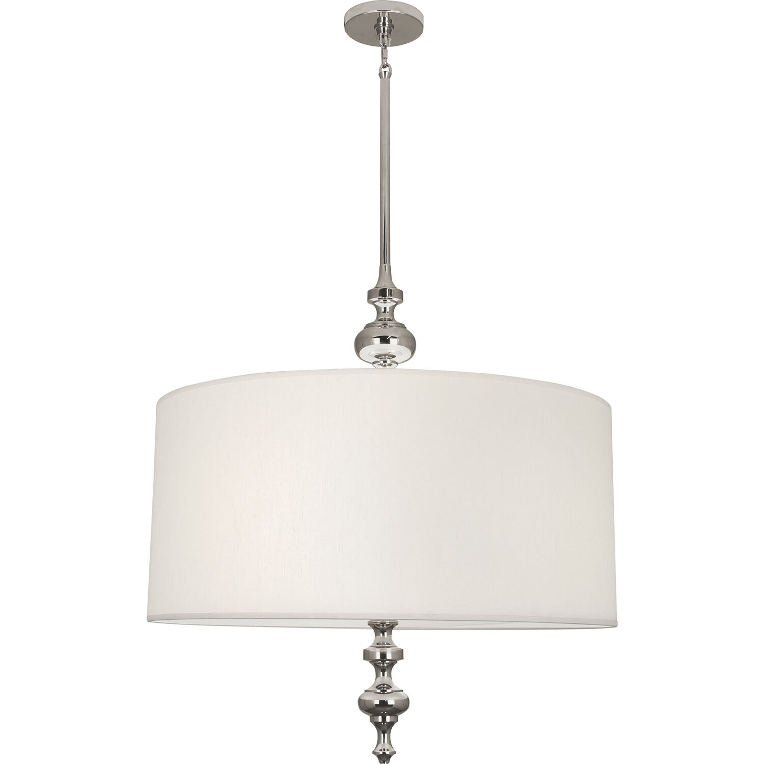 Arthur 3 Light 27 inch Polished Nickel Pendant Ceiling Light