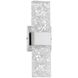 Glacier 2 Light 4.75 inch Bathroom Vanity Light