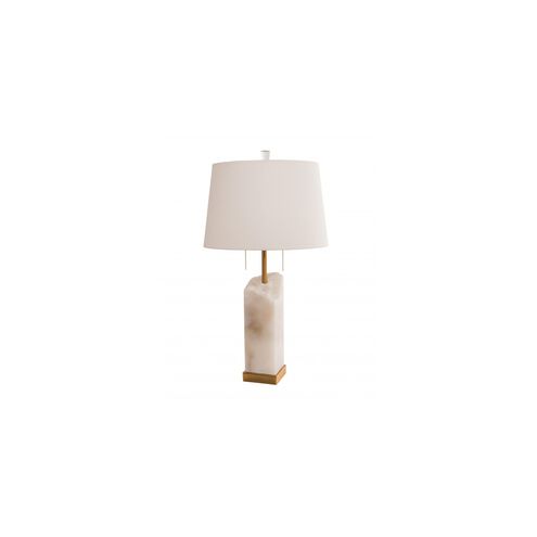 Canada 26 inch 100.00 watt White/Gold Table Lamp Portable Light