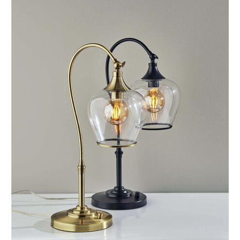 Bradford 23 inch 40.00 watt Dark Bronze Desk Lamp Portable Light in Antique Bronze