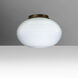 Pape 10 LED 10.25 inch Bronze Semi-Flush Mount Ceiling Light