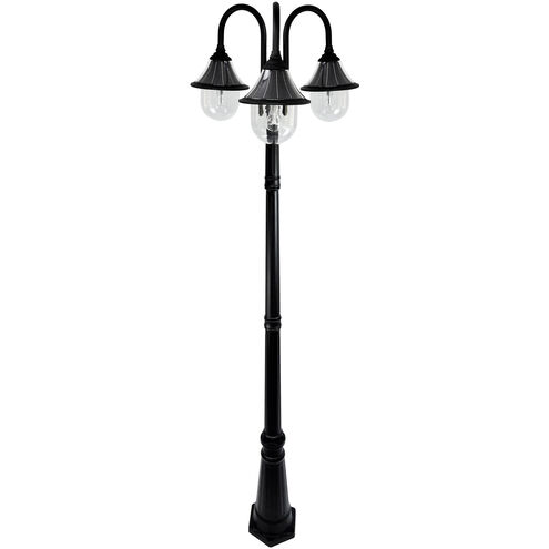 Orion 3 Light 95 inch Black Post Light