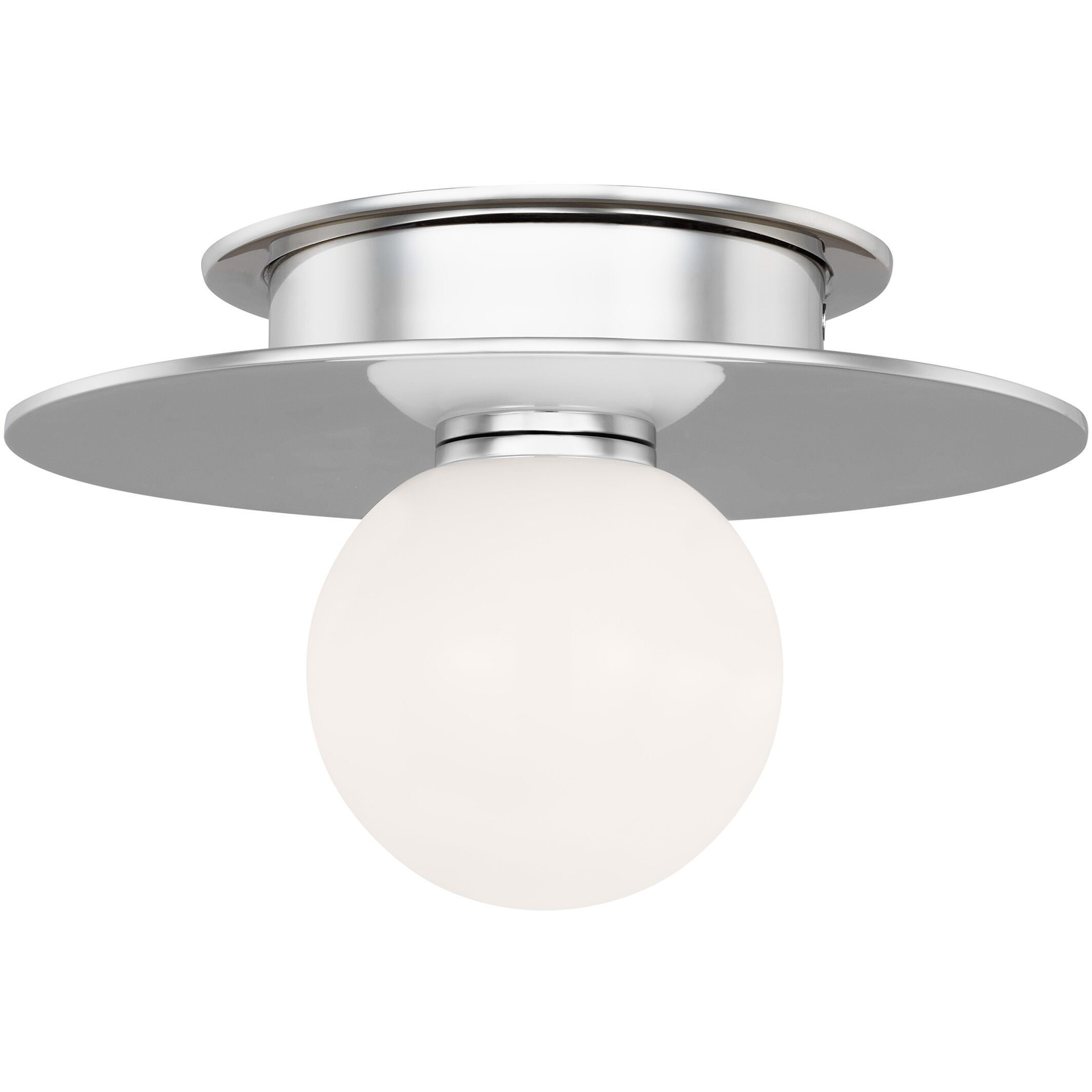 Kelly by Kelly Wearstler Nodes 1 Light 8 inch Polished Nickel Flush Mount Ceiling Light