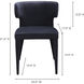 Jennaya Black Dining Chair