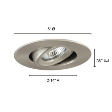 Signature Chrome Recessed Lighting Trim