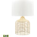 Crawford Cove 26 inch 9.00 watt Bleached Table Lamp Portable Light