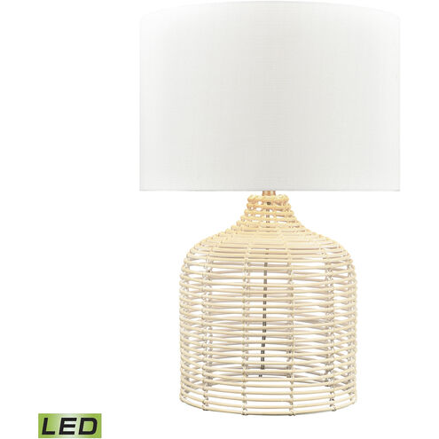 Crawford Cove 26 inch 9 watt Bleached Table Lamp Portable Light