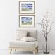 Waterside Collection Blue Framed Art