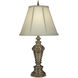 Ellie 32 inch 150.00 watt Antique Brass Table Lamp Portable Light
