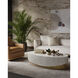 Leda 55 X 30 inch Warm Grey / Warm Brown Outdoor Coffee Table