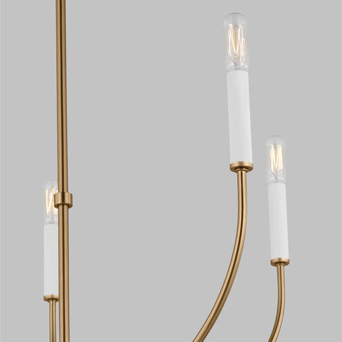 Greenwich 5 Light 24.13 inch Satin Brass Chandelier Ceiling Light