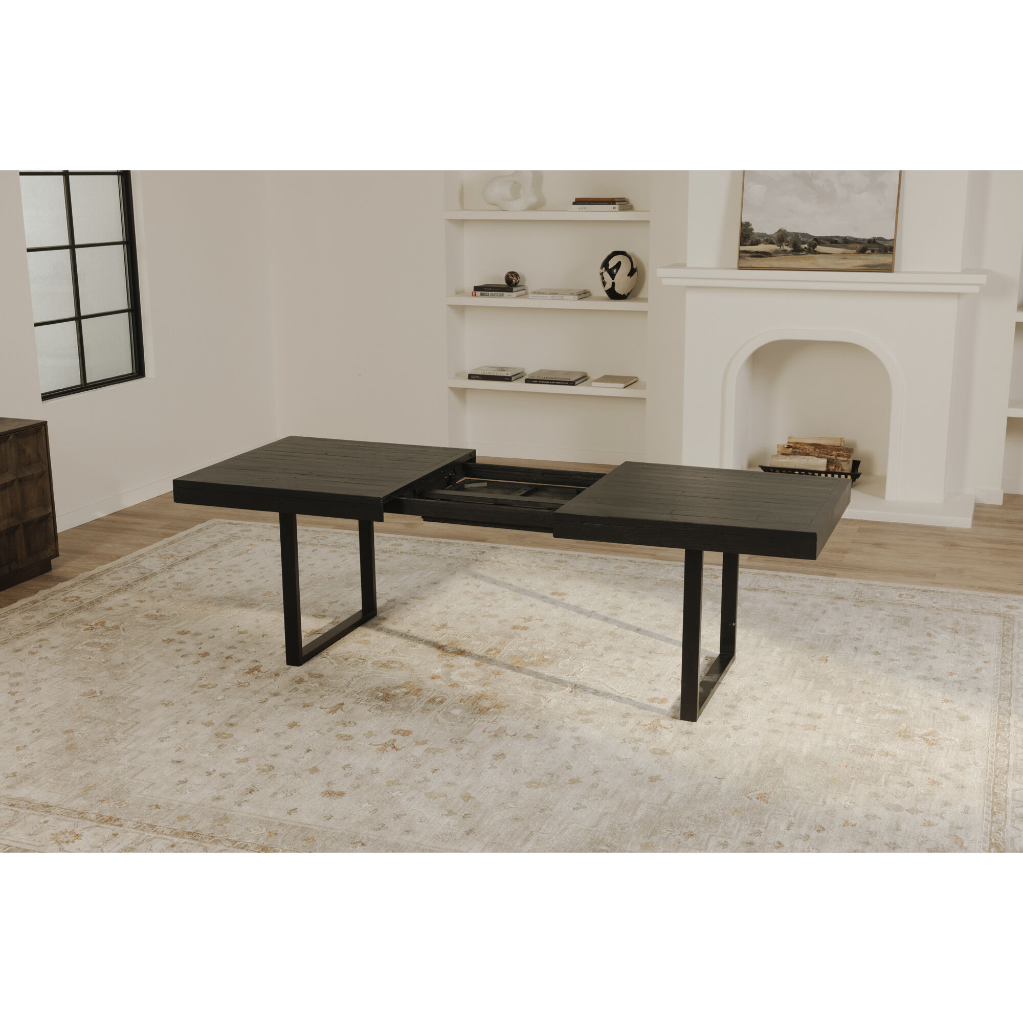 Ben 71 X 35.5 inch Black Dining Table