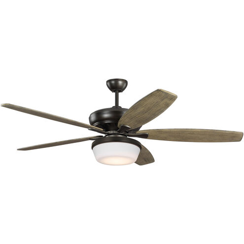 Dover 60 60 inch Aged Pewter with Light Grey Weathered Oak Blades Ceiling Fan