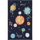 Peek-A-Boo 90 X 60 inch Navy/Bright Yellow/Bright Red/Bright Blue/Emerald Rugs, Poly Acrylic