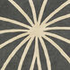 Forum 48 inch Charcoal Rug in 4 Ft Round, Round