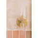 Tabitha 1 Light 5 inch Aged Brass Bath And Vanity Wall Light
