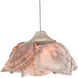 Catrice 7 Light 58 inch Natural Shell and Silver Multi-Drop Pendant Ceiling Light