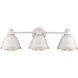 Bartlett Vanity Wall Light in French White
