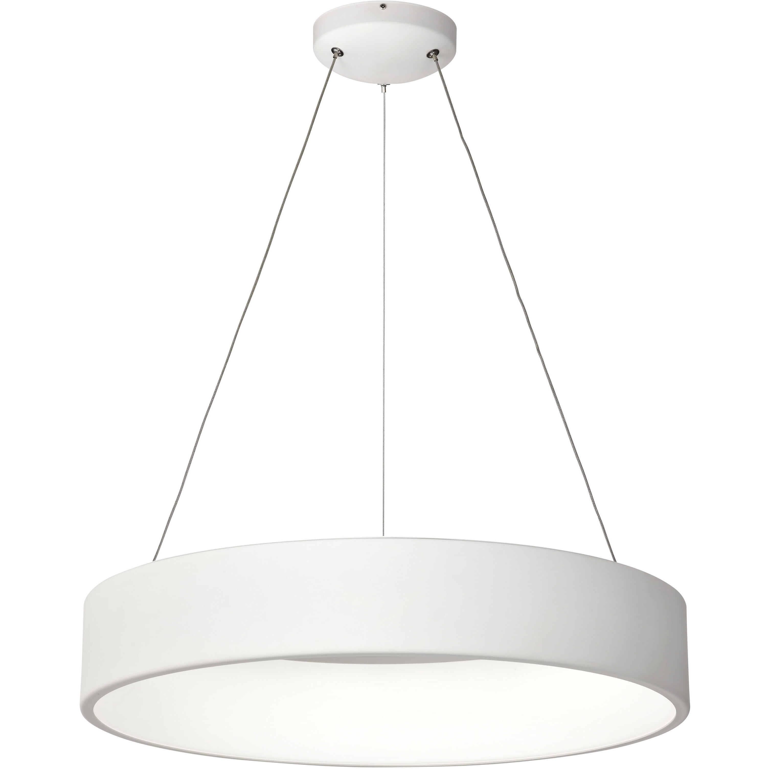Orbit LED 23.5 inch White Pendant Ceiling Light