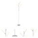 Lorant 74.5 inch 22 watt Silver Floor Lamp Portable Light