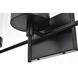 Benny 3 Light 24 inch Black Bath Sconce Wall Light
