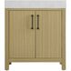 Nathan 30 X 34 inch Honey Brown Bathroom Vanity Cabinet in Not Included