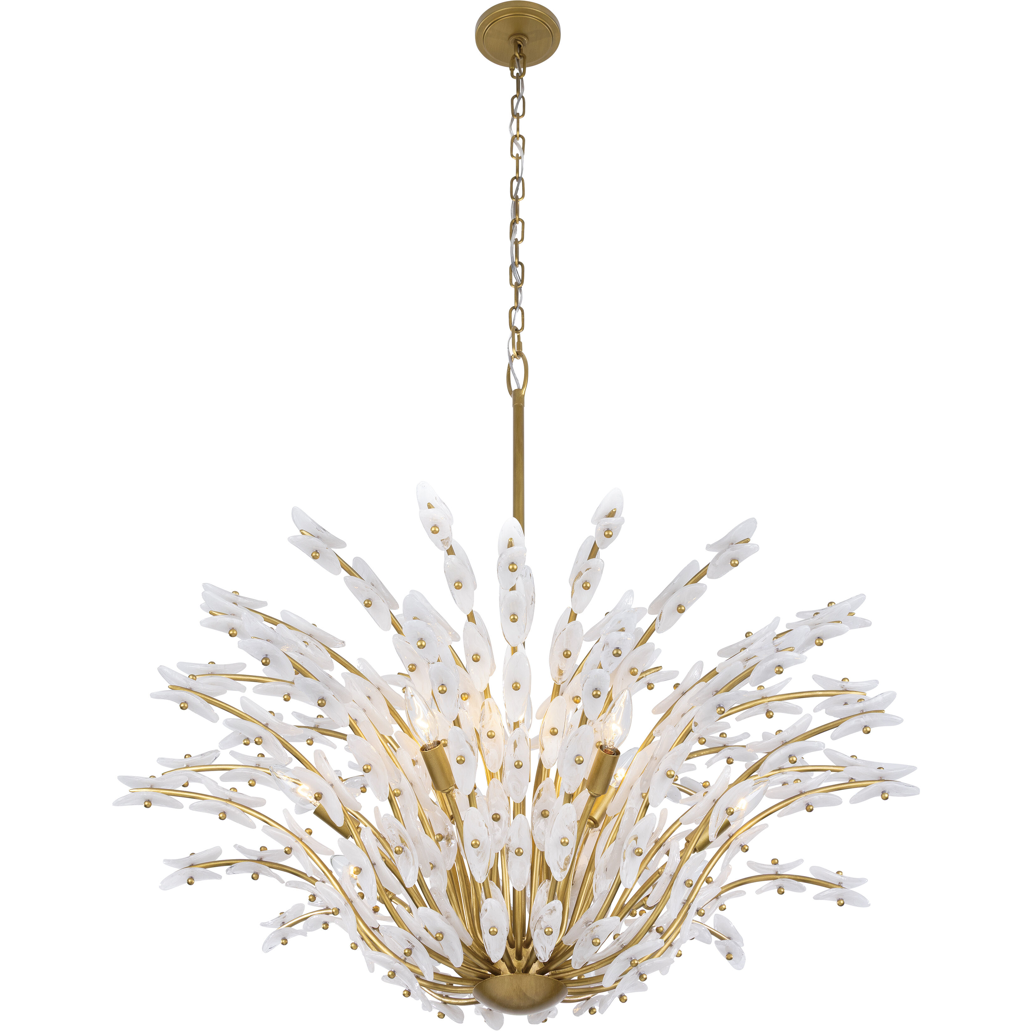 Sorra 14 Light 40 inch Painted Legacy Brass Chandelier Ceiling Light