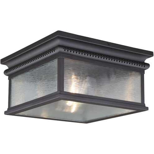 Cambridge 2 Light 12 inch Oil Rubbed Bronze Outdoor Ceiling