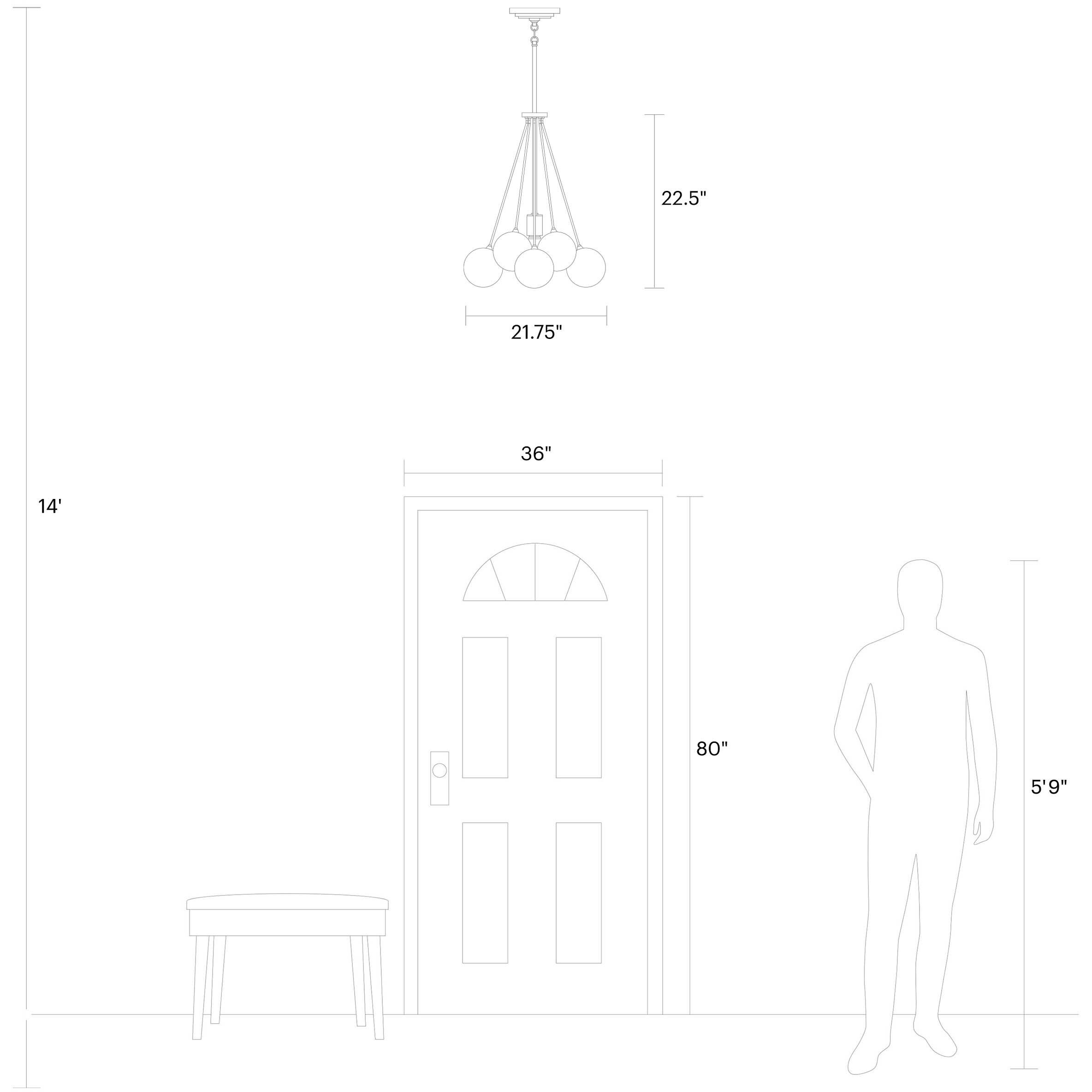 Visual Comfort Studio Collection | Sea Gull 6514303-848 Sean Lavin