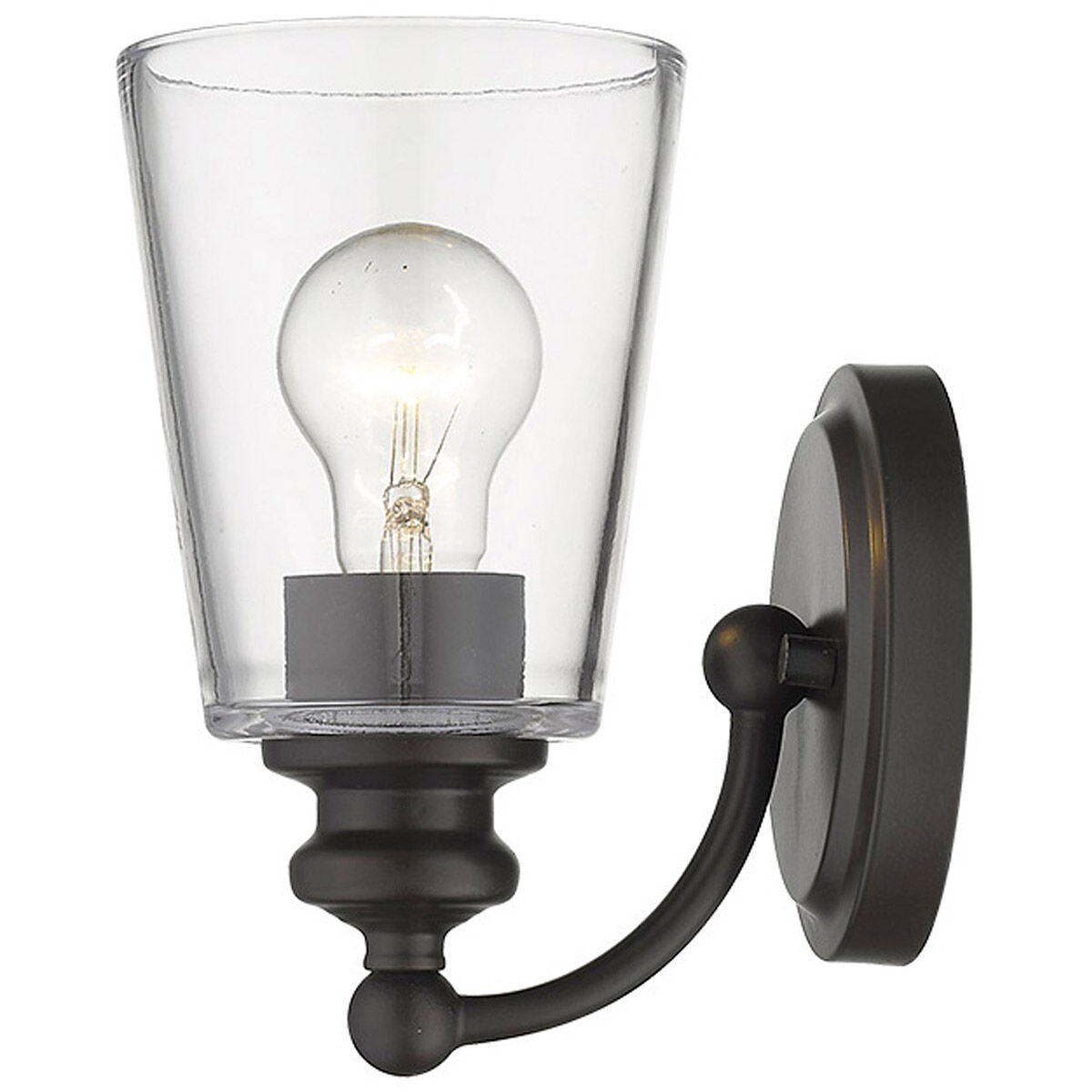 Ceil 1 Light 5 inch Oil-Rubbed Bronze Sconce Wall Light in Oil Rubbed Bronze