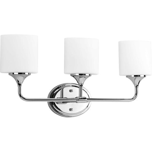 Lynzie 3 Light 24 inch Polished Chrome Bath Vanity Wall Light