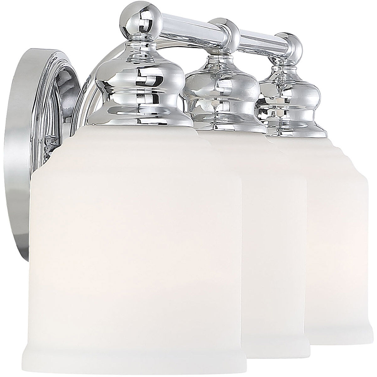 Melrose 3 Light 24 inch Polished Chrome Bathroom Vanity Light Wall Light, Essentials