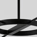 Sperano 6 Light 44 inch Matte Black Chandelier Ceiling Light