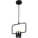 Moxie LED 3 inch Black Down Mini Pendant Ceiling Light
