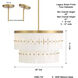 Coronelle 6 Light 26 inch Legacy Brass Pendant Ceiling Light